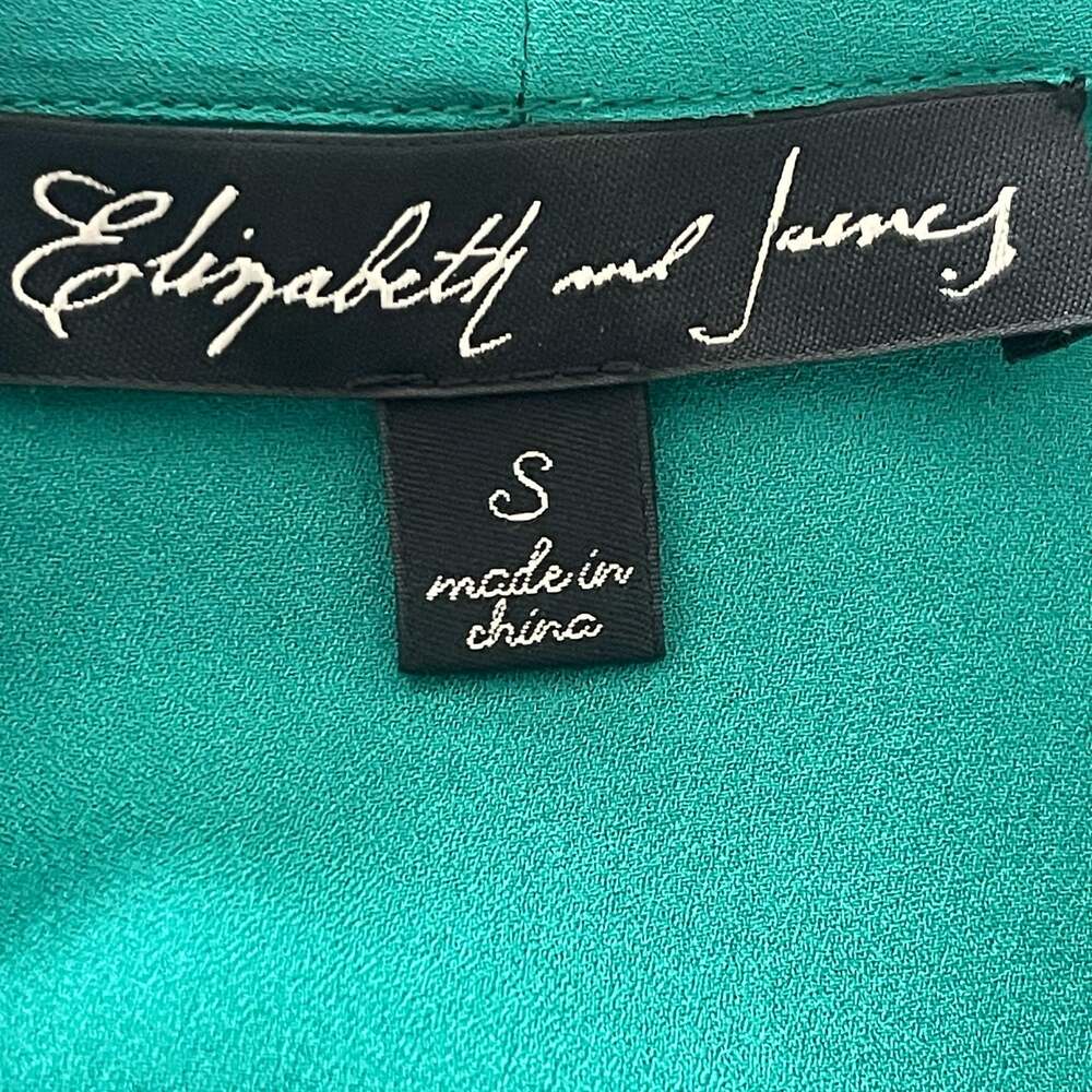 Elizabeth And James Size S 100% Silk Blouse Sleeveless Front Tie Lightweight - Picture 4 of 5